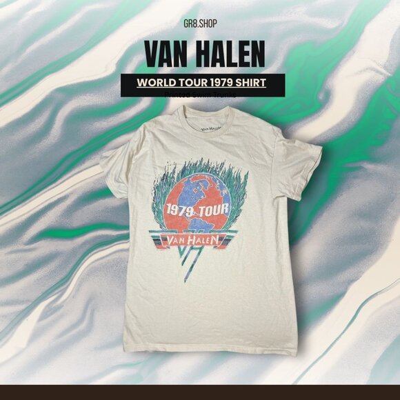 Van Halen 1979 World Tour Graphic T-Shirt Medium - Picture 1 of 6